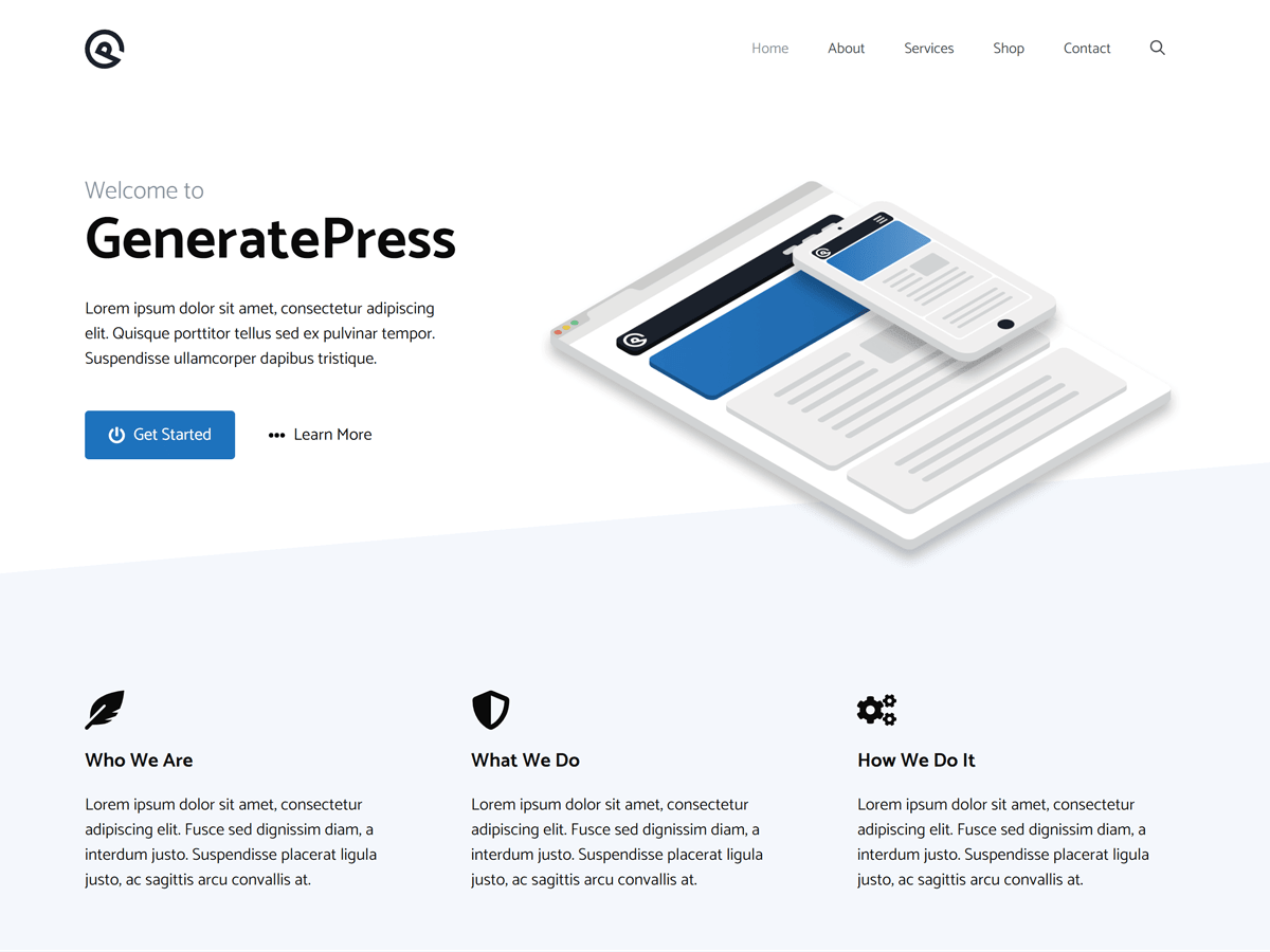 tema-generatepress Ferramentas para dev freelancers